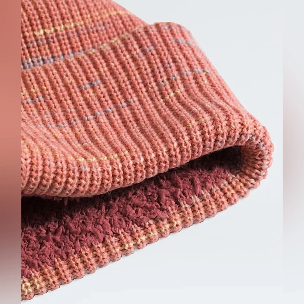 The North Face Salty Bae Lined Beanie Sumac Pink/Mauve One Size